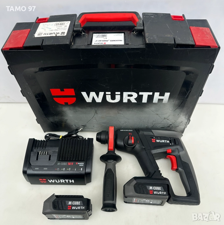 Wurth ABH 18 Basic - Безчетков перфоратор M-Cube 2022г. като нов!, снимка 1