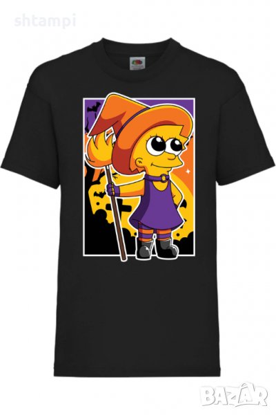 Детска тениска The Simpsons Lisa Simpson 02,Halloween,Хелоуин,Празник,Забавление,Изненада,Обичаи,, снимка 1