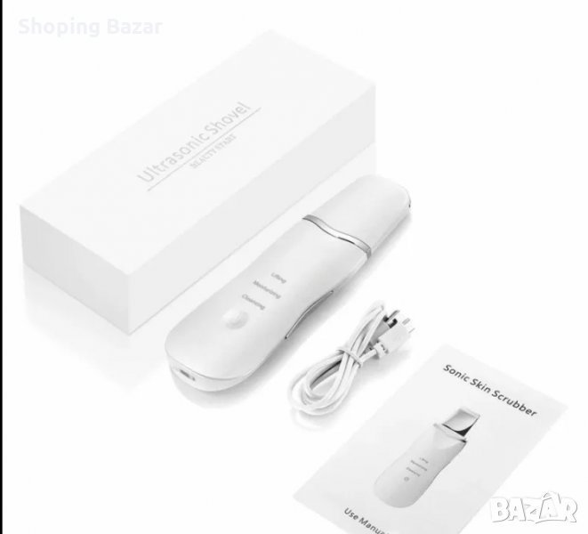 Ултразвукова шпатула за лице – 3в1/ Подмладяване и овлажняване на кожата, снимка 1