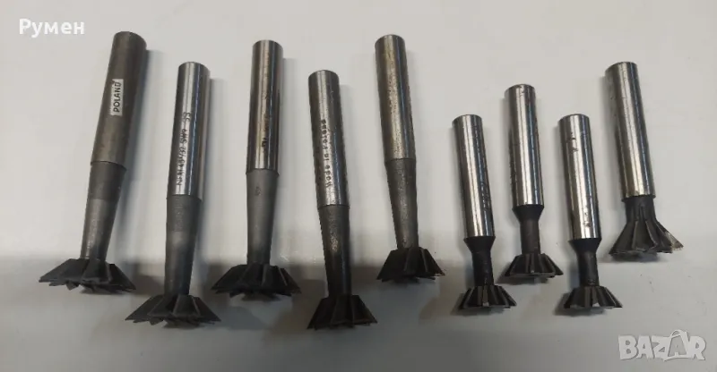 Опашкови фрези тип лястовича опашка на 45°/50° и 60°, снимка 1