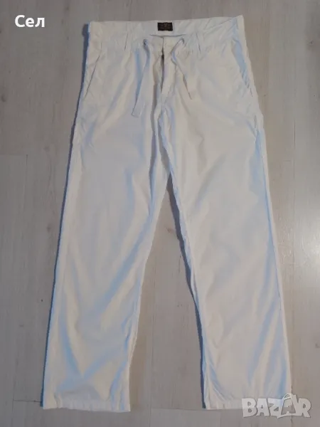 Мъжки спортно-елегантен бял панталон s'Oliver 34, снимка 1