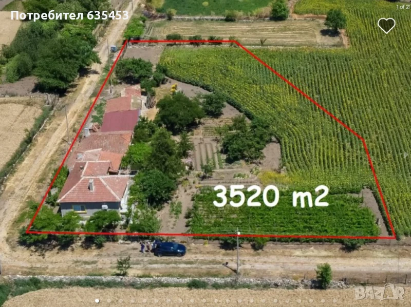 Продава 105 м2 добре поддържана къща с 3520 двор, на 15 км от морето, снимка 1