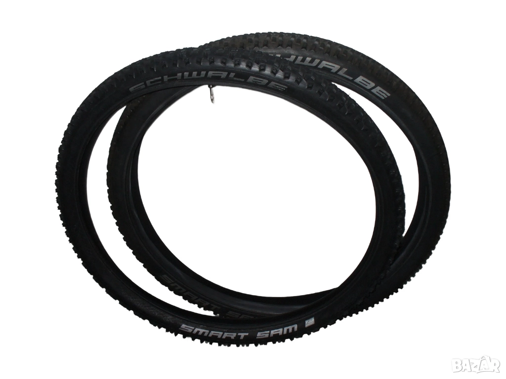 Schwalbe Smart Sam 26x2.10" чифт външни и вътрешни гуми за МТБ планински байк, снимка 1