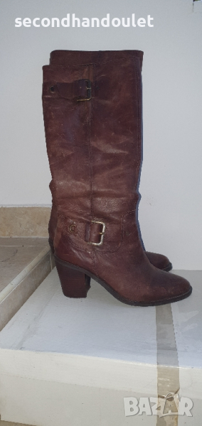 Dune дамски ботуши естествена кожа , снимка 1
