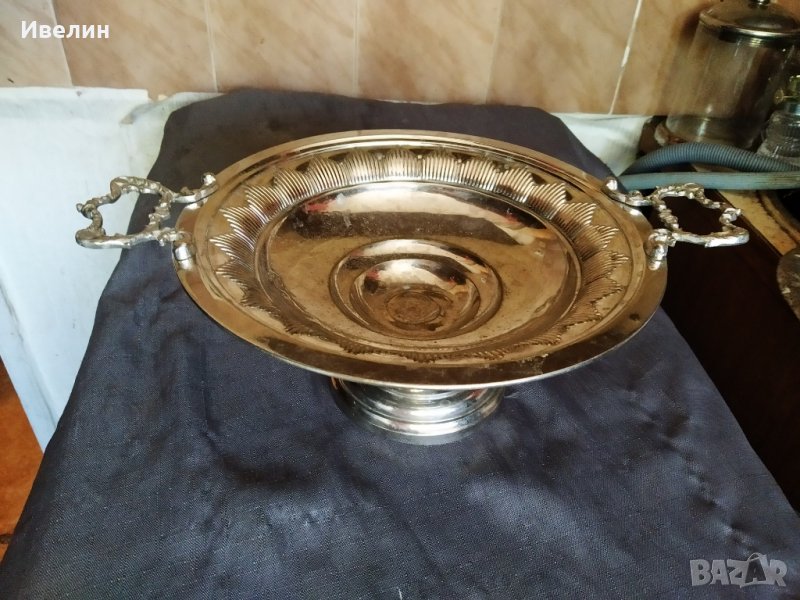 метална фруктиера арт деко, снимка 1