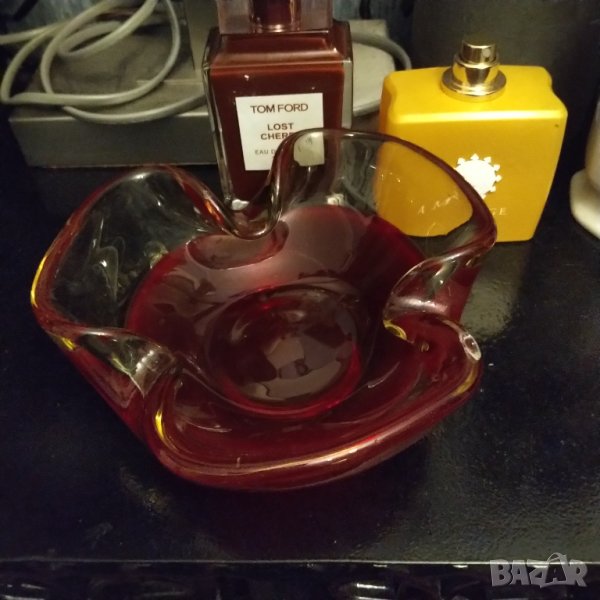 Мурано ръчно изработен пепелник ., снимка 1