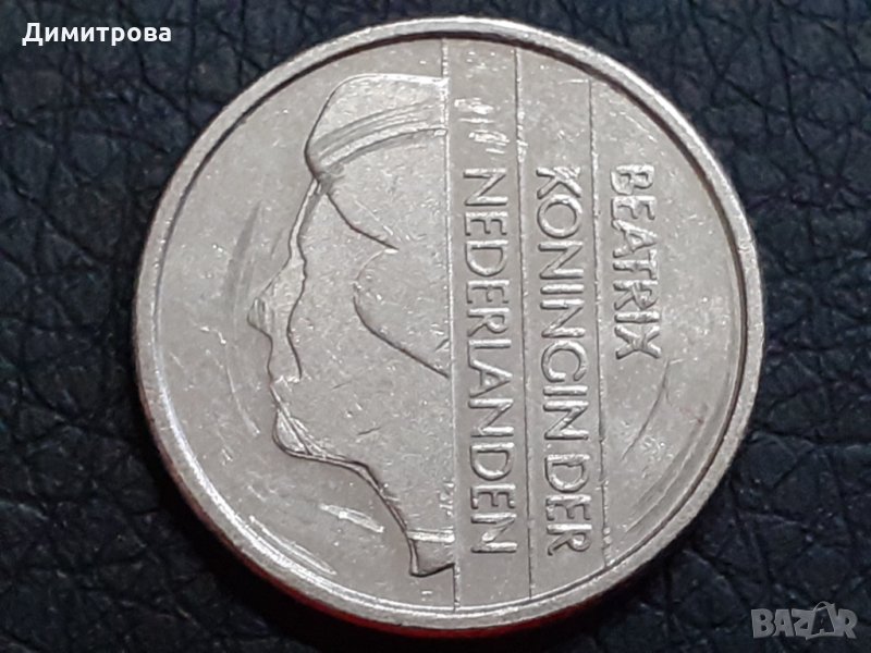 25 цента Холандия 1989, снимка 1