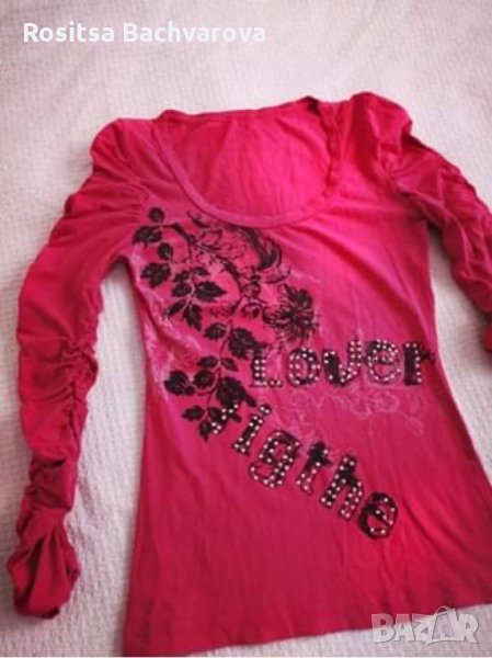 Розова блузка, S размер, снимка 1