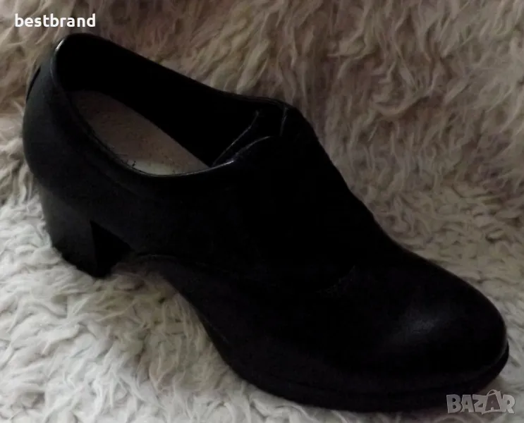 Дамски ежедневни обувки от изкуствена кожа, на ток,  код 455/39, снимка 1