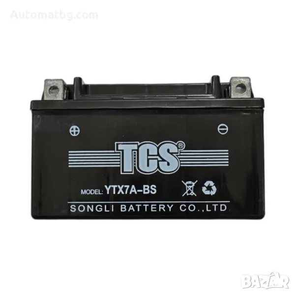 Акумулатор Automat, За мотор, 12V, YTX7A-BS, снимка 1