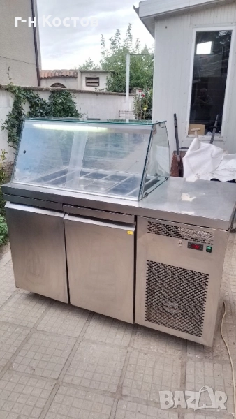 Хладилна Витрина за Дюнер Пицария за заготовки зеленчуци сосове , снимка 1