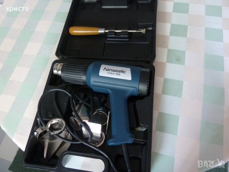 пистолет за горещ въздух Hanseatic нов, снимка 1
