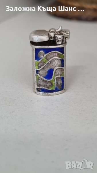 Сребърна интериорна запалка , снимка 1