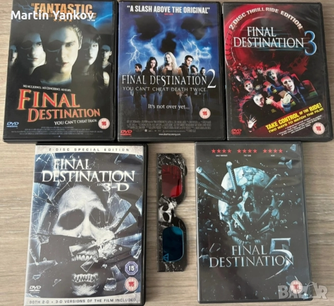 Final Destination DVD collection 1-6 последен изход, снимка 1