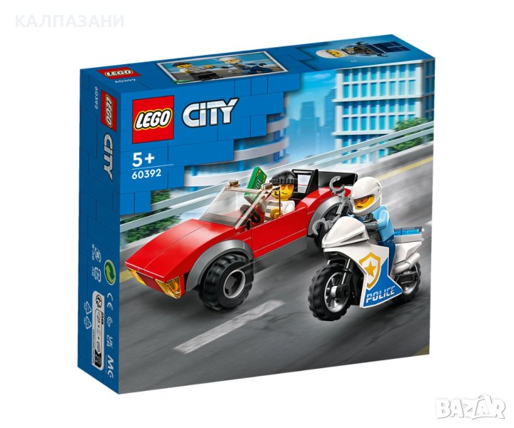 LEGO® City Police 60392 - Преследване с полицейски мотоциклет, снимка 1
