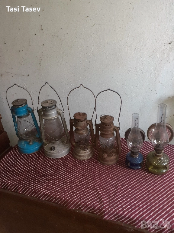 Стари газови фенери и газови лампи, снимка 1