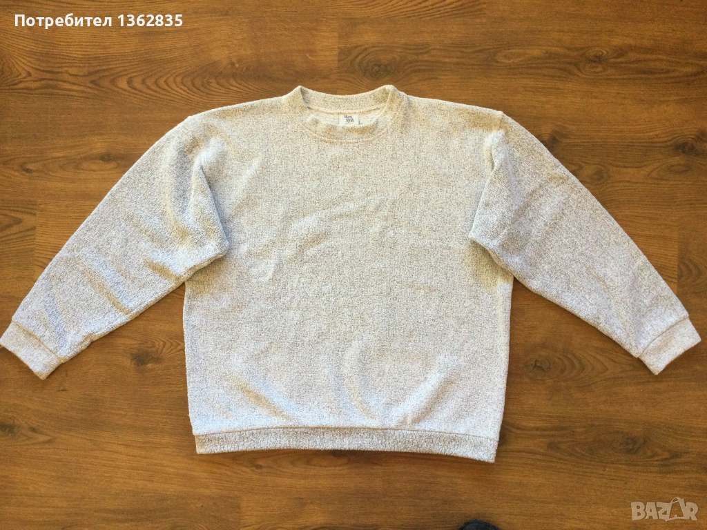 НОВА сива памучна фланела блуза MIAMI STYLE размер XL / XXL от САЩ, снимка 1