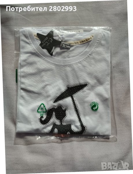 Нова дамска тениска 100% памук, снимка 1