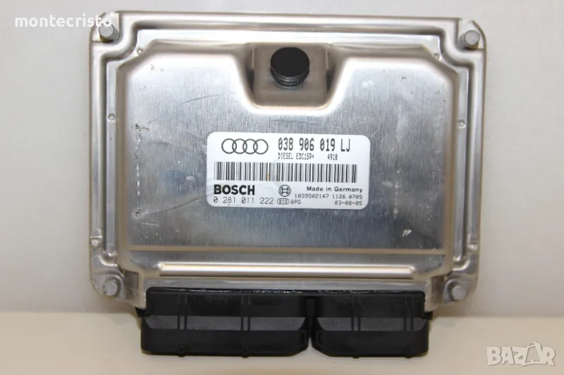 Моторен компютър Audi A4 B6 (2000-2004г.) 038906019LJ / 038 906 019 LJ / 0281011222 / 0 281 011 222, снимка 1