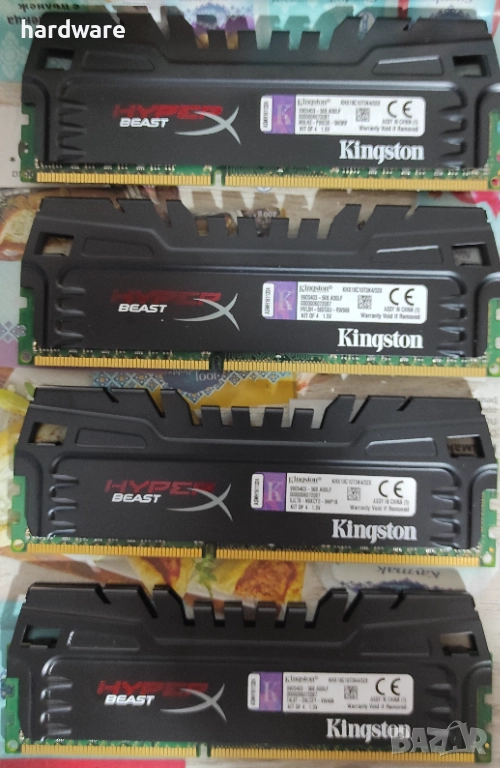 десктоп рам ram ddr3 kingston hyperx beast 4x8gb kit 1866mhz, снимка 1