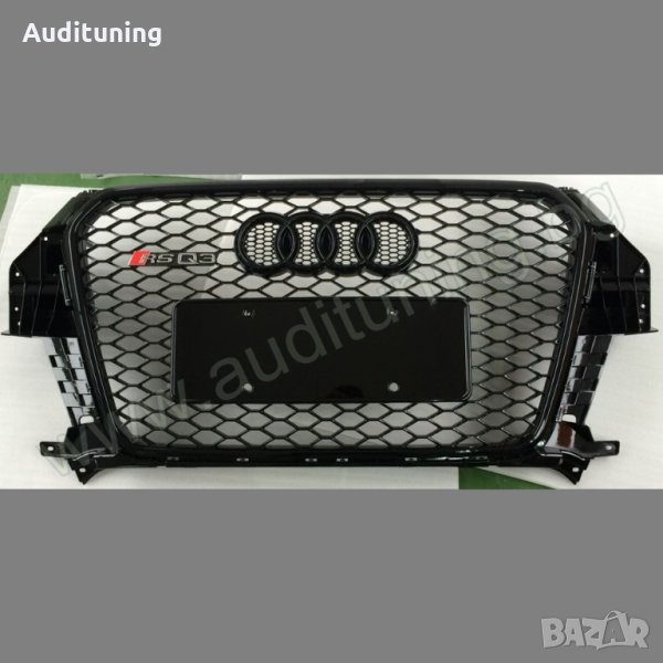 Решетка за Ауди AUDI Q3-RSQ3 визия 2012 2013 2014 ЧЕРНА, снимка 1