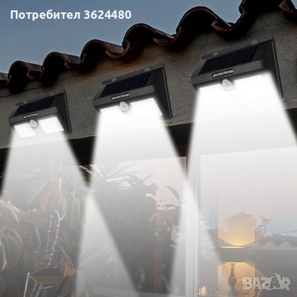 LED Диодна Соларна Градинска лампа, снимка 1