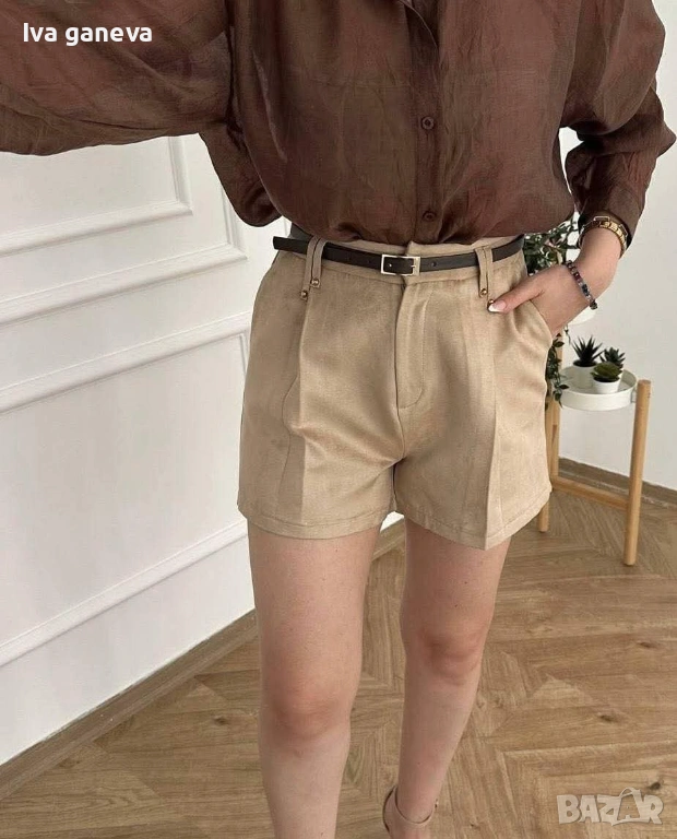 Велурени къси панталони , снимка 1