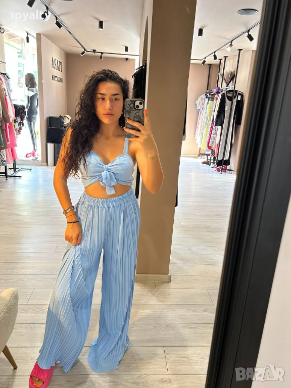 Син Дамски Комплект , снимка 1