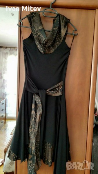 Черна дамска рокля, снимка 1