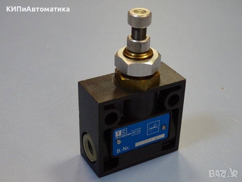 пневматичен регулатор на дебит Technomatic 4045201 MO LO Two-Way Flow Control valve, снимка 1