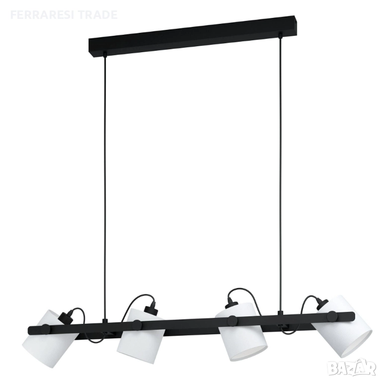 Eglo Hornwood 1 висящо осветително тяло  - индустрялен стил 4 лампи , снимка 1