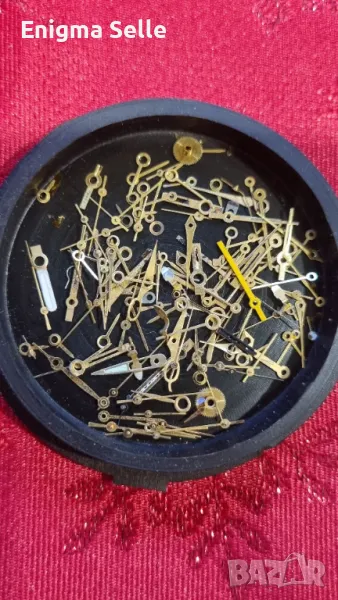 Позлатени стрелки от стари механични часовници , снимка 1