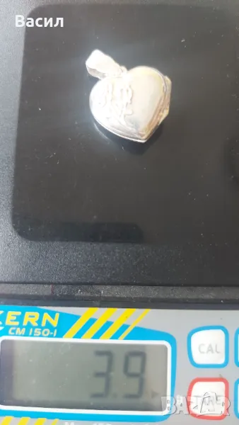 Дамска сребърна висулка , снимка 1