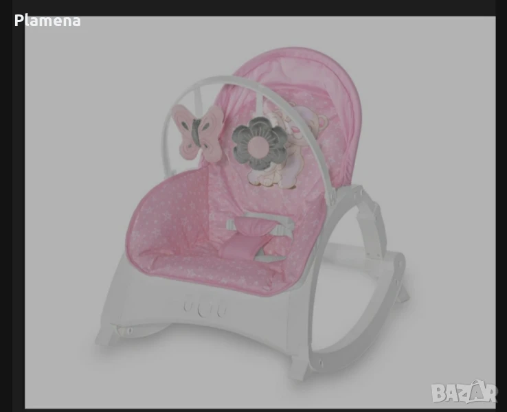 Бебешки шезлонг Lorelli Enjoy, Pink Hug, снимка 1