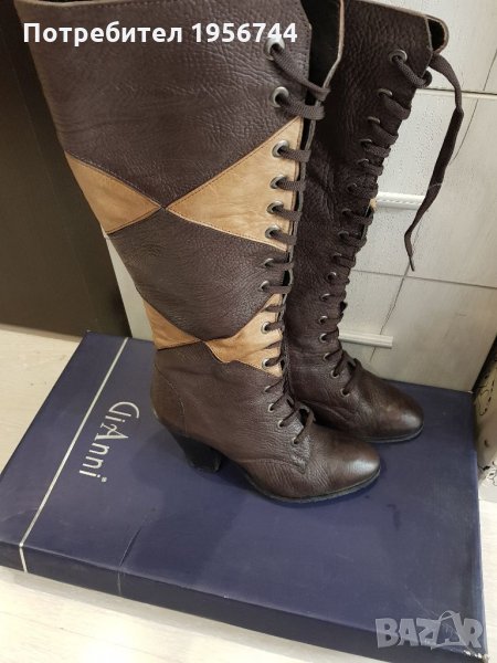 Ботуши Gianni#естествена кожа 38н, снимка 1