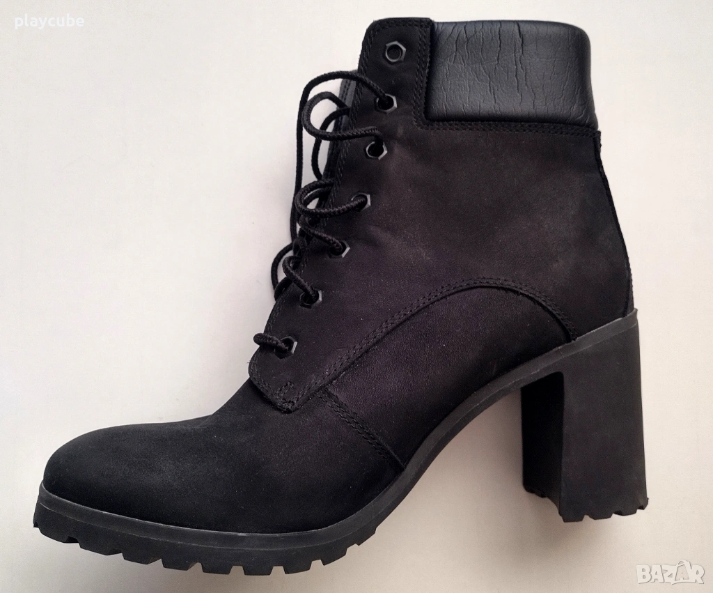 Дамски боти - Timberland - на ток 8 см. - 38/39 номер, снимка 1