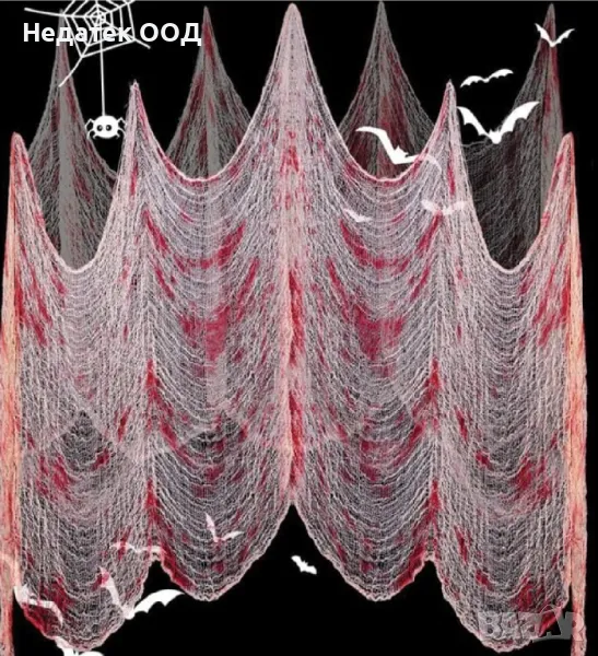 Хелоуин, кървава марля, 76x185см, снимка 1