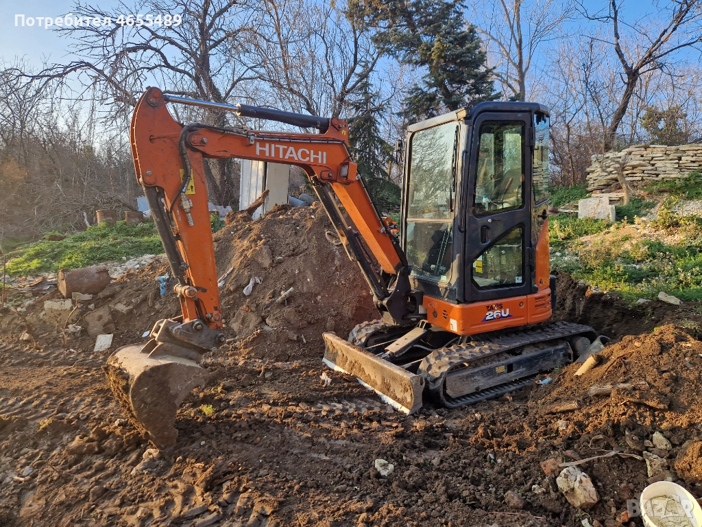 Услуги с мини багер, снимка 1