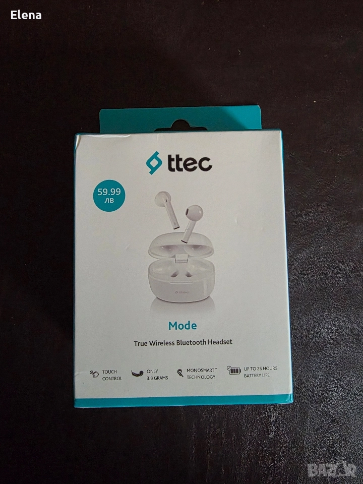 Безжични Bluetooth слушалки ttec, снимка 1