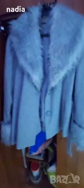 Дамско яке с голяма яка, снимка 1