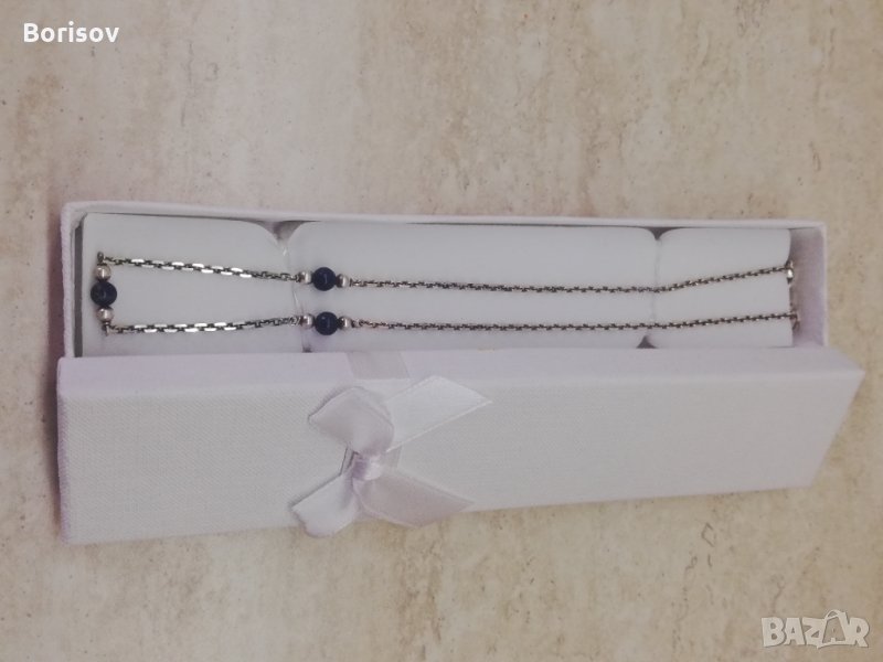 Дамско сребърно колие, снимка 1