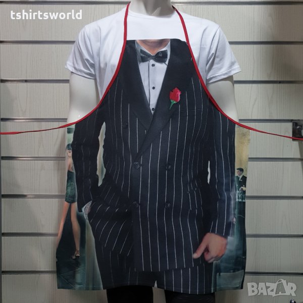 Нова мъжка забавна готварска престилка Мъж на годината, снимка 1