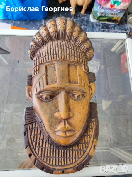 Дървена маска, снимка 1