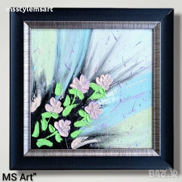 Цветна градина "2 Абстрактна картина , снимка 1