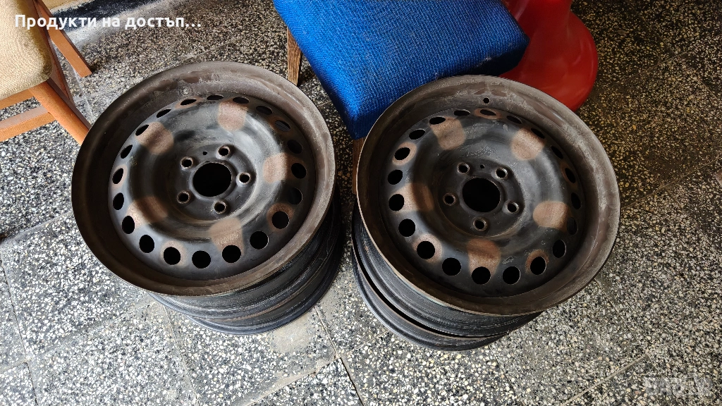 Железни джанти 16 за Dacia, Renault, Nissan 5x114.3mm F66.1mm ET40, снимка 1