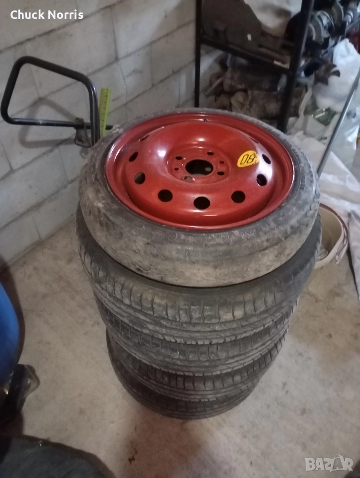 Резервна гума Фиат Алфа Ромео ланчия 4x98, снимка 1