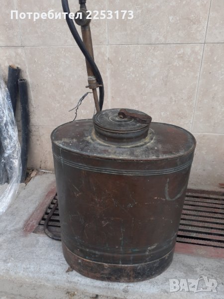 Стара медна прьскачка, снимка 1