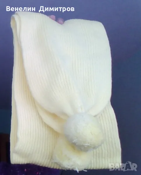 Комплект шал и шапка ,НОВ , снимка 1