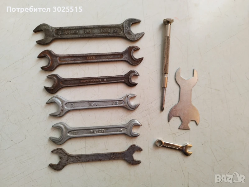 Гаечни ключове, отвертка , снимка 1