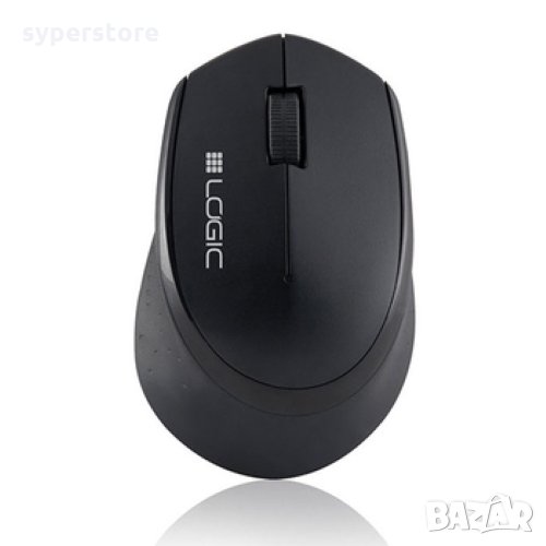 Мишка Безжична Logic LM-2A 1200dpi 3btn Черна Оптична Wireless Mouse, снимка 1